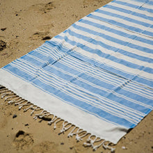 Load image into Gallery viewer, Anatolya Turkish Bath Towels Peshtemal Hamam Quick-dry Blue