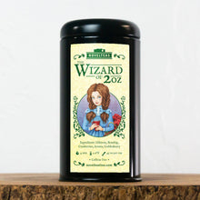Load image into Gallery viewer, Wizard of Oz Loose Tea Tin with Dorothy Gale Bookmark: Black