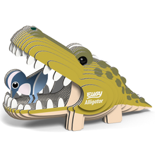 Load image into Gallery viewer, EUGY Alligator 3D Puzzle