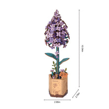Load image into Gallery viewer, 3D Wooden Flower Puzzle: Lilac