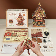 Load image into Gallery viewer, ROKR Cuckoo Clock DIY 3D Puzzle Kit