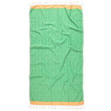 Load image into Gallery viewer, Modern Diamond Turkish Cotton Beach Towels Pool Yoga Gym Spa: Black