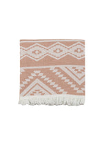 Load image into Gallery viewer, Aztec Turkish Beach Towels 33x66 Fouta Peshtemal Hammam Pool: Burgundy
