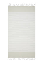 Load image into Gallery viewer, Siena Turkish Towels Terry backing Oversized Stripe Quickdry: Blue