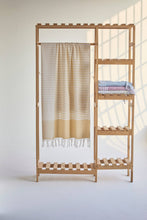 Load image into Gallery viewer, Siena Turkish Towels Terry backing Oversized Stripe Quickdry: Mustard