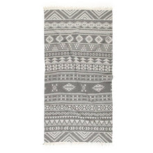 Load image into Gallery viewer, Aztec Turkish Beach Towels 33x66 Fouta Peshtemal Hammam Pool: Burgundy