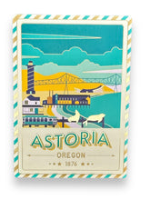 Load image into Gallery viewer, Astoria - Oregon - Postcard - Textured Foil