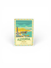 Load image into Gallery viewer, Astoria, Oregon - Vinyl Postcard Sticker