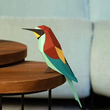Load image into Gallery viewer, Bee-Eater - Bird 3D Paper Figure By Plego