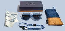 Load image into Gallery viewer, CAMP Arrowcrest Sunglasses - Crater Lake Engraved- Blue Polarized