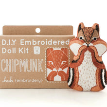 Load image into Gallery viewer, Chipmunk - Embroidery Kit