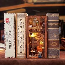 Load image into Gallery viewer, DIY Book Nook Kit: Eternal Bookstore with Dust Cover