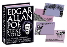 Load image into Gallery viewer, Edgar Allan Poe Sticky Notes