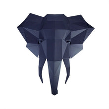 Load image into Gallery viewer, Elephant Head 3D PaperCraft Origami Wall Art