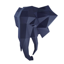 Load image into Gallery viewer, Elephant Head 3D PaperCraft Origami Wall Art