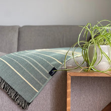Load image into Gallery viewer, Equinoccio Throw - Mint / Natural
