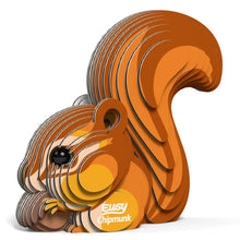 Load image into Gallery viewer, Eugy 3D Chipmunk Puzzle