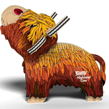 Load image into Gallery viewer, Eugy 3D Highland Cow Puzzle