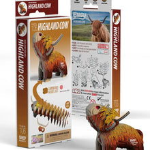 Load image into Gallery viewer, Eugy 3D Highland Cow Puzzle