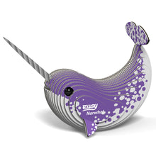 Load image into Gallery viewer, Eugy 3D Narwhal Puzzle