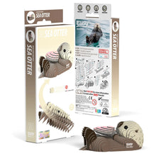 Load image into Gallery viewer, Eugy 3D Sea Otter Puzzle
