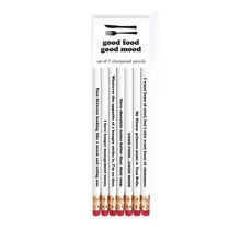Load image into Gallery viewer, Good Food Good Mood Pencil Set