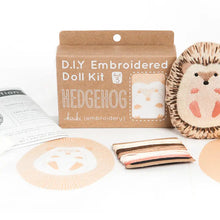 Load image into Gallery viewer, Hedgehog - Embroidery Kit