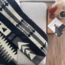 Load image into Gallery viewer, Loja Blanket - Natural / Black - Beyond Borders