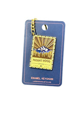 Load image into Gallery viewer, Mount Hood Oregon - Enamel Postcard Keychain