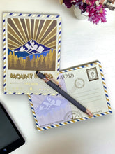 Load image into Gallery viewer, Mount Hood - Postcard - Textured Foil