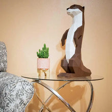 Load image into Gallery viewer, Otter 3D Papercraft Origami Model