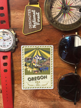Load image into Gallery viewer, State of Oregon - Vinyl Postcard Sticker