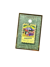 Load image into Gallery viewer, State of Oregon - Enamel Postcard Magnet