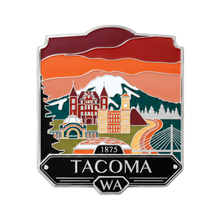 Load image into Gallery viewer, Tacoma Washington - Enamel Magnet