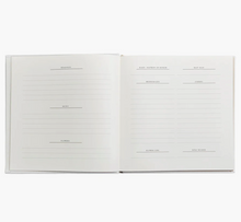 Load image into Gallery viewer, Wedding Journal - White Pebble Grain Leather