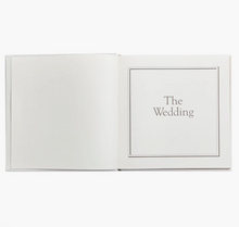 Load image into Gallery viewer, Wedding Journal - White Pebble Grain Leather