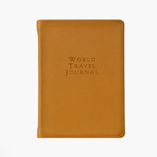 Load image into Gallery viewer, World Travel Journal - Tan Leather