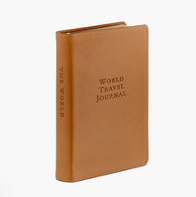 Load image into Gallery viewer, World Travel Journal - Tan Leather