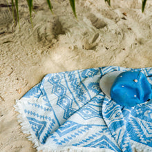 Load image into Gallery viewer, Aztec Turkish Beach Towels 33x66 Fouta Peshtemal Hammam Pool: Green