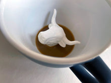 Load image into Gallery viewer, Ceramic BULL Surprise Mug Gift (11 oz. - Olive Brown) : White