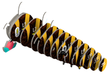 Load image into Gallery viewer, EUGY Bumblebee 3D Puzzle