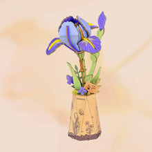 Load image into Gallery viewer, Rowood Purple Iris 3D Wooden Puzzle