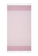 Load image into Gallery viewer, Siena Turkish Towels Terry backing Oversized Stripe Quickdry: Blue