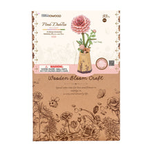 Load image into Gallery viewer, Rowood Pink Dahlia 3D Wooden Puzzle