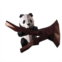 Load image into Gallery viewer, Panda & Branch Animal PaperCraft Origami Wall Art (Copy)