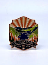 Load image into Gallery viewer, Columbia Gorge, Oregon - Enamel Magnet