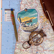 Load image into Gallery viewer, Astoria Oregon - 4" Vinyl Sticker