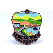 Load image into Gallery viewer, Bandon Oregon - Enamel Magnet