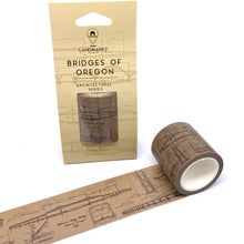 Load image into Gallery viewer, Architectural Bridge Washi - Oregon - Parchment