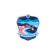 Load image into Gallery viewer, Cannon Beach Oregon - 2.5" Vinyl Sticker